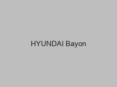 Enganches económicos para HYUNDAI Bayon